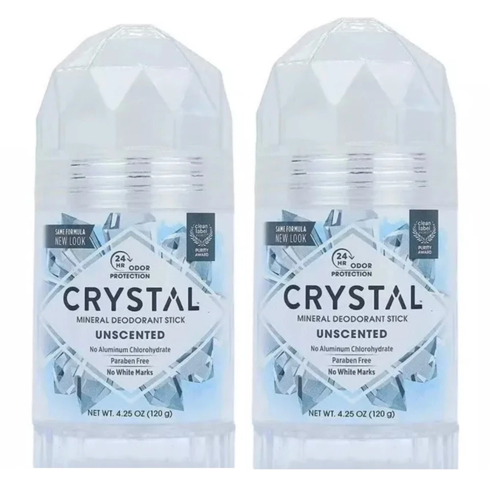 CRYSTAL Deodorant Stick (30003) Unscented 4.25 Ounce