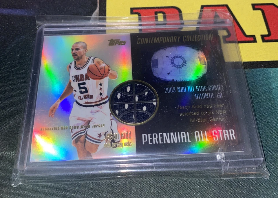 Topps Contemporary Collection Jason Kidd Jersey Relic GU SP Nets /250 - Image 1 of 2