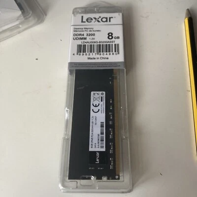 Lexar 3200Mhz 8GB DDR4 RAM Stick - Never Opened - Image 1 of 4