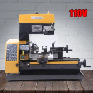 Electric Drilling & Milling Machine Lathe Metalworking Woodworking Machine NEW - Picture 1 of 18