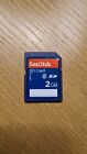 Genuine Sandisk 2Gb Sd Card   For Cameras And Nintendo 3Ds 2Ds Wii Free Post