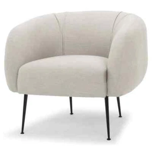 Depuy 33'' Wide Barrel Chair by Brayden Studio in Natural Accent $1300 NB192 - Picture 1 of 2
