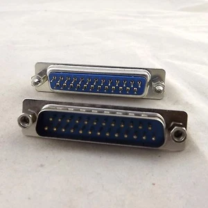 5x D-SUB DB25 DP25 25Pin 2 Rows Male Lock Screw DIP PCB Solder Connector Adapter - Picture 1 of 11