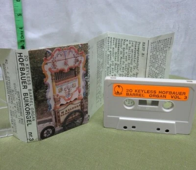 HOFBAUER BUIKORGEL cassette tape 20 Keyless Barrel Organ Vol 3 import WM Kelders - Image 1 of 2