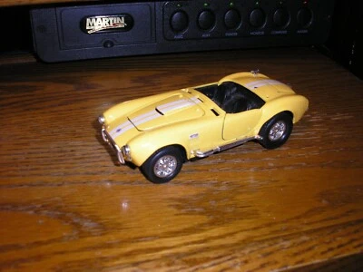 Vintage 1/34 1956 Ford Shelby Cobra 427 S/C Yellow for parts or restore - Image 1 of 4