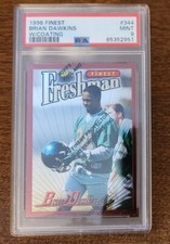 1996 FINEST BRIAN DAWKINS RC #344 W/COATING PSA 9 MINT HOF PHILADELPHIA EAGLES