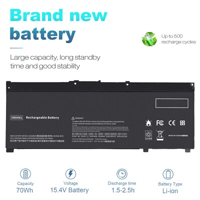 LOT SR04XL Battery Fr HP Omen 2018 15-ce054na ce017na ce013na ce001na 917724-855 - Image 1 of 4