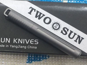 TWOSUN TS-PEN03 MINI LUCCHETTO TATTICO PORTACHIAVI PENNA CORPO TITANIO EDC Outdoor - Foto 1 di 6