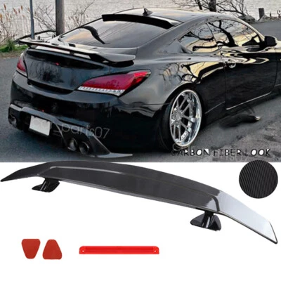 Carbon Style For Hyundai Genesis Coupe 46" GT Style Rear Trunk Spoiler Wing Foto 1 de 4
