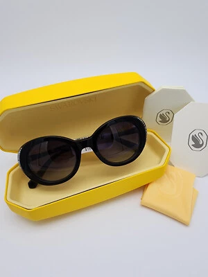 Gafas de sol Swarovski con estuche | SK0281 - 05B marco negro - negro gris degradado Foto 1 de 4