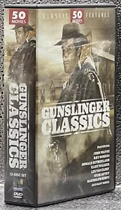 Gunslinger Classic 50 Film Mega-Pack - DVD - 12 Disc Box Set - - Picture 1 of 2