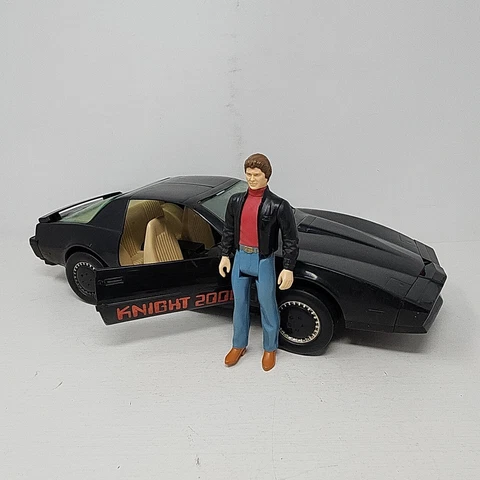 Kenner Vintage 1983 Knight Rider Knight 2000 Voice Car KITT w/Michael Untested Cover