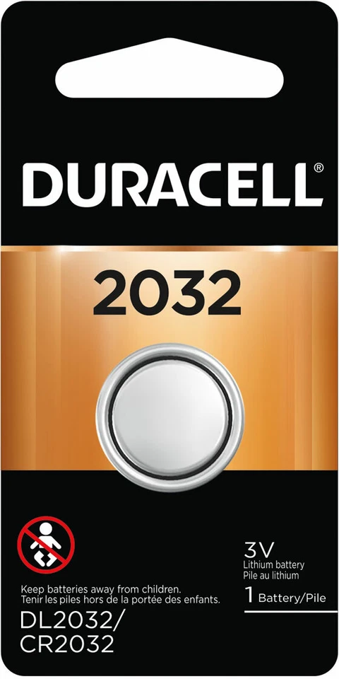 Batería de litio Duracell 2032 para HP-12C*, HP-10BII, HP-17BII+, HP-35S, HP-33S Foto 1 de 1