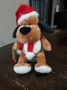 Animierter singender Hund Jingle Bells Weihnachten 3AA BATTERIEN BENÖTIGT 🎁☃️🎄🎅 A-3 - Bild 1 von 5