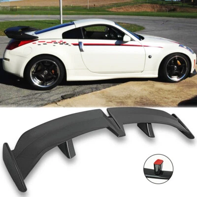 Alerón trasero de fibra de carbono 55" estilo Racing Wing PRO para Nissan 350Z 370Z Foto 1 de 4