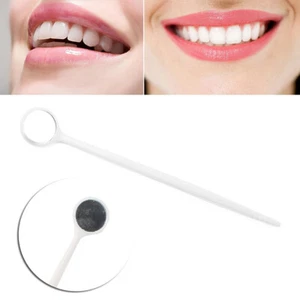 Specchio monouso plastica bocca dentale vetro riflettore dentale blu 100 pezzi UK - Foto 1 di 5