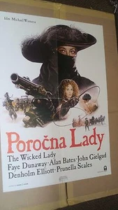 The Wicked Lady Porocna Lady 1945 poster originale film jugoslavo - Foto 1 di 2
