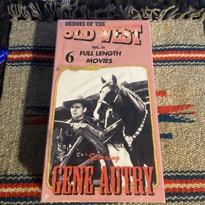 Gene Autry HEROES OF THE OLD WEST Vo 2 VHS Tape NEW SEALED - Image 1 of 4