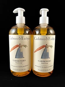 Crabtree Evelyn Gardeners Hand Soap 16.9 Fl. oz NEW with Pump Lot of 2 - Picture 1 of 1