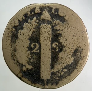 1793 Frankreich 2 Sol Münze | Sammlerqualität - Bild 1 von 2