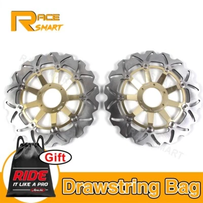 Rotores de disco de freno delanteros flotantes para Honda GL1500 F6C Valkyrie GL1500C 1997-2003 Foto 1 de 4