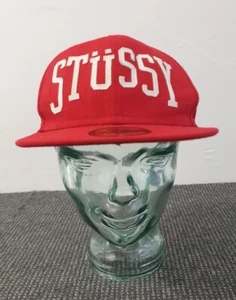 ️2009 NUEVA ERA VINTAGE STUSSY 59FIFTY SOMBRERO DE BÉISBOL PATINADOR HIPHOP RAP GORRA 7 1/4 - Imagen 1 de 12