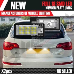 AUDI Q7 18 LED License Number Plate Units 5500k Xenon White OEM Replacement - Picture 1 of 7