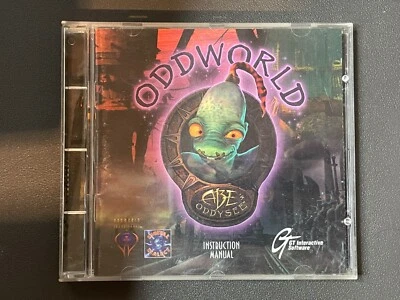 Oddworld: Abe's Oddysee (PC, 1997) CD-Rom Jewel Case + Manual - Image 1 of 4