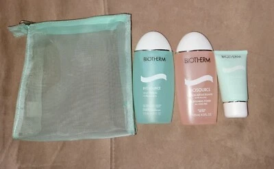 Biotherm лот из 3 смягчающих тоников очищающих лосьонов ультра увлажняющих с сумкой - Изображение 1 из 4