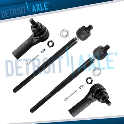 Front Inner Outer Tierod for Ford Escape Mazda Tribute Mercury Mariner NO HYBRID - Image 1 of 4