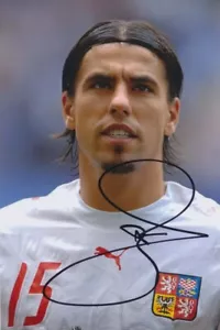 Milan Baros original signiertes Foto 10 x 15 cm - Bild 1 von 1