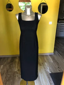 Pretty Black Split Dress Backless Suite By Chantal Thomass Size 36 FR UK8 40I - Picture 1 of 7