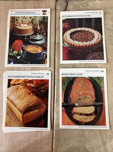 Vintage 1973 McCalls Great American Recipe Card Collection Our Rich Heritage A - Bild 1 von 9