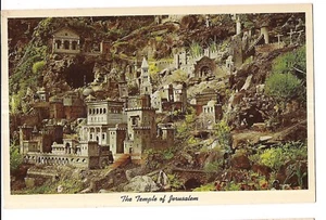 DER TEMPEL JERUSALEM Ave Maria Grotte St. Bernard AL Alabama Postkarte - Bild 1 von 2