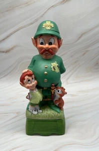 Vintage Hoffman Originals 1975 Mr Lucky Series Decanter Policeman Music Box RARE - Picture 1 of 2