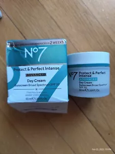 No7 Protect & Perfect Crema Giorno Avanzata Intensa SPF30 Rughe 1,69 oz LEGGI - Foto 1 di 7