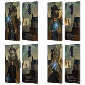 FANTASTIC BEASTS: SECRETS OF DUMBLEDORE CHARACTER LEATHER BOOK CASE NOKIA PHONES - Picture 1 of 10