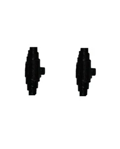 2 Toggle Buttons 40 mm Long Black - Picture 1 of 1