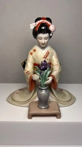 The Maiden of the Perfect Blossom Tokutaro Tamai Franklin Porcelain Figure  - Picture 1 of 8