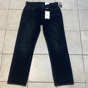 Lucky Brand 363 Vintage Straight Jens Size 32 x 32 Black Denim Distress NWT. F2 - Picture 1 of 13