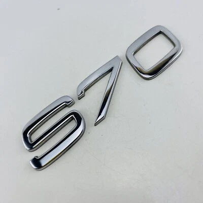 1997-2000 Volvo S70 Emblem Logo Letters Symbol Badge Trunk Rear Chrome OEM F97 - Image 1 of 4