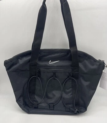 Bolsa tote de treinamento Nike Sportswear academia esportes preta CV0063-010 feminina nova com etiquetas - Imagem 1 de 4