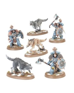 Wolf Guard Headtakers - Space Wolves - Warhammer 40k - Brand New on Sprue - Foto 1 di 3