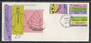 Australia Scott 493-5 FDC - Australia Serie Asia - Foto 1 di 1