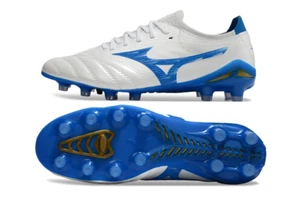 Mizuno Morelia Neo IV Beta Soccer Cleat Made in Japan White/Blue Size 39-45 - Picture 1 of 7