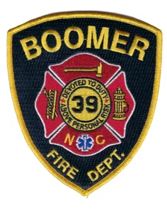 Patch Boomer (Wilkes County) NC North Carolina Fire Dept Station 39 - NUOVO! - Foto 1 di 1