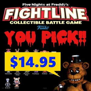 FNAF FIGHTLINE Funko YOU PICK Bonnie Chica Freddy Foxy Five Nights Blind NEW - Picture 1 of 10