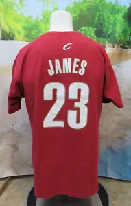 LEBRON JAMES 2003-10 NBA Cleveland Cavaliers Jersey Shirt XL Used - Picture 1 of 2