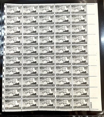 Scott 956 These Immortal Chaplains Interfaith in Action 3Cent sheet MNH 1948 VG - Image 1 of 4