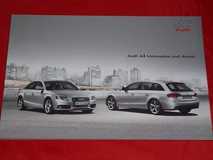 AUDI A4 B8 Limousine Avant 1.8 TFSI - 3.0 TDI quattro Prospekt Brochure von 2008 - Bild 1 von 1